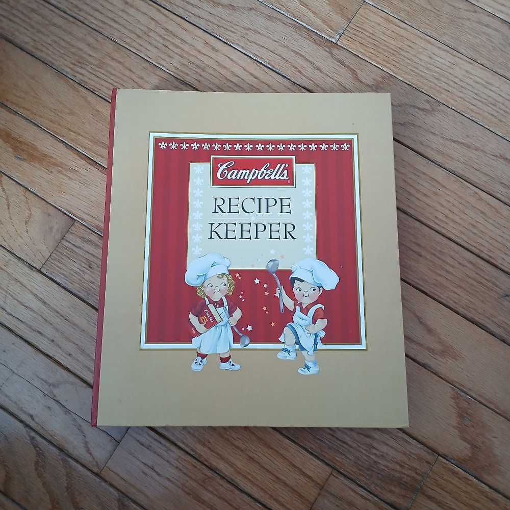 Campbells Duluxe Recipe Keeper 3 Ring Binder